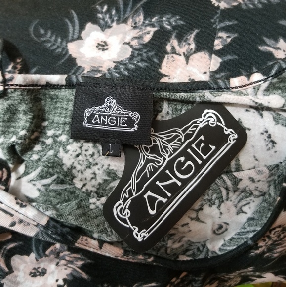 ANGIE Fit & Flare Floral Print DressBlack - Picture 5 of 8